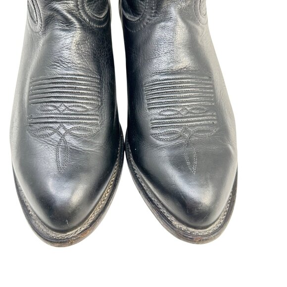 Tony Lama CZ820 Black Leather Western Boots - Men's Size 9 EE - Picture 10 of 10